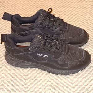 BRANDBLACK Los Angeles Nomo Black Leather Running Shoes 428BB Sneakers Mens 8.5